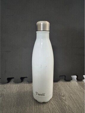 S’well Swell Water Bottle White Stainless Steel 17oz